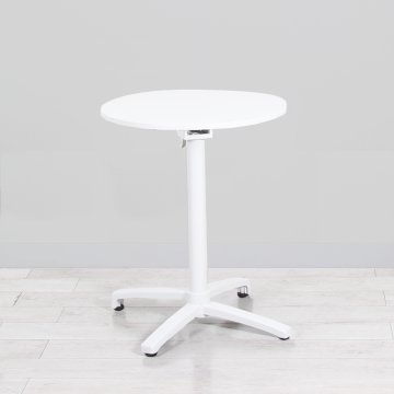 600mm White Round Bistro Table - White Frame 600mm White Round Bistro Table - White Frame
