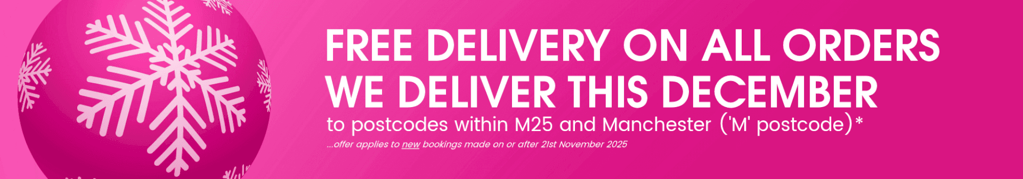 Free Delivery December Offer
